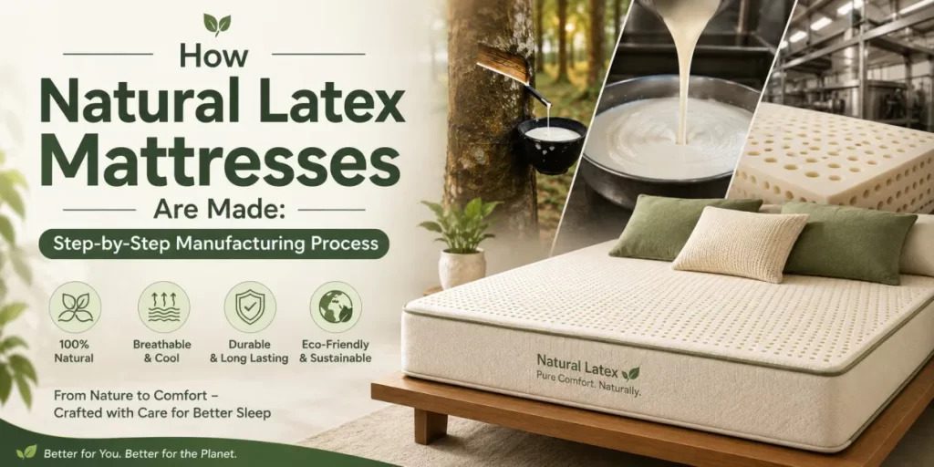 How Natural Latex Mattresses Are Made: Step-by-Step Manufacturing Process